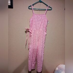 Abercrombie Kids Grils Eyelet Wide Leg  Jumpsuit NWT Size 15/16